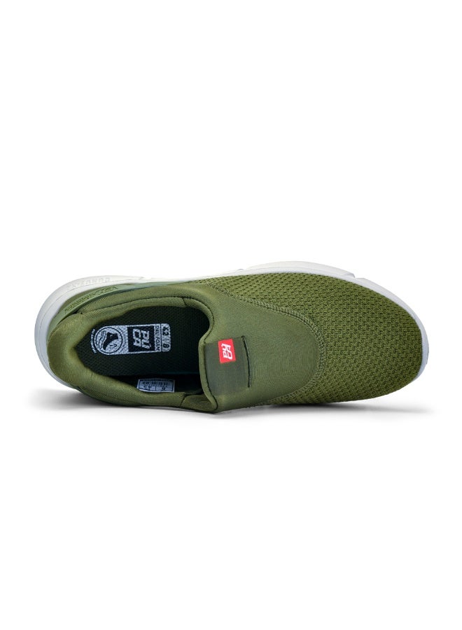 Puca Shoes | Lightweight | Lycra collar | Stylish men shoes | All-day comfort | X-Uno Olive - Image 5